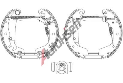 TEXTAR Sada brzdovch elist Shoe Kit Pro TXT 84044900, 84044900