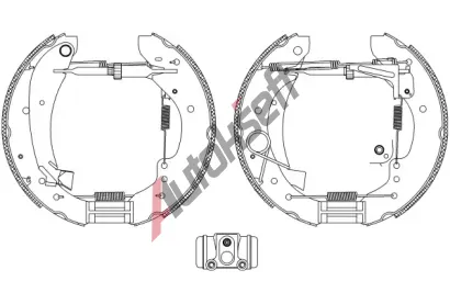 TEXTAR Sada brzdovch elist Shoe Kit Pro TXT 84047901, 84047901