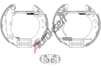TEXTAR Sada brzdovch elist Shoe Kit Pro TXT 84048800, 84048800