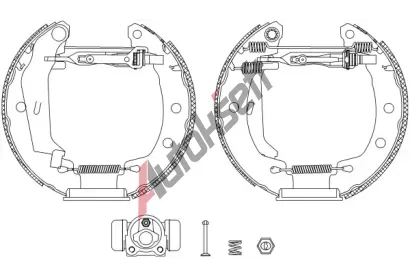 TEXTAR Sada brzdovch elist Shoe Kit Pro TXT 84049500, 84049500