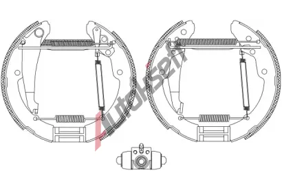 TEXTAR Sada brzdovch elist Shoe Kit Pro TXT 84052401, 84052401