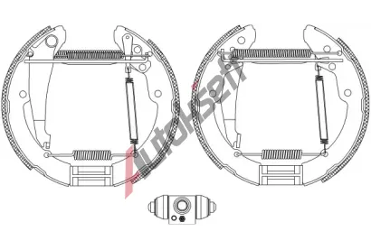 TEXTAR Sada brzdovch elist Shoe Kit Pro TXT 84052402, 84052402
