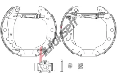 TEXTAR Sada brzdovch elist Shoe Kit Pro TXT 84052701, 84052701