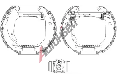 TEXTAR Sada brzdovch elist Shoe Kit Pro TXT 84053800, 84053800