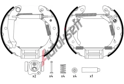 TEXTAR Sada brzdovch elist Shoe Kit Pro TXT 84054000, 84054000