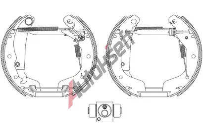 TEXTAR Sada brzdovch elist Shoe Kit Pro TXT 84058200, 84058200