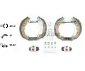 TEXTAR Sada brzdovch elist Shoe Kit Pro TXT 84061602, 84061602