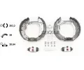 TEXTAR Sada brzdovch elist Shoe Kit Pro TXT 84061801, 84061801