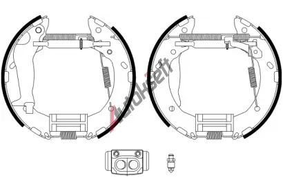 TEXTAR Sada brzdov�ch �elist� Shoe Kit Pro TXT 84063300, 84063300