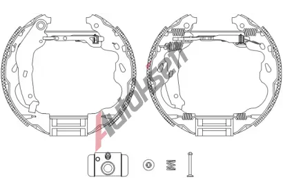 TEXTAR Sada brzdovch elist Shoe Kit Pro TXT 84064500, 84064500