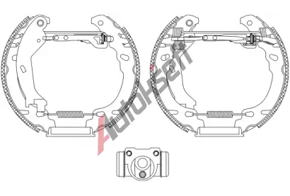 TEXTAR Sada brzdovch elist Shoe Kit Pro TXT 84064600, 84064600
