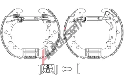 TEXTAR Sada brzdovch elist Shoe Kit Pro TXT 84065300, 84065300