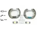 TEXTAR Sada brzdovch elist Shoe Kit Pro TXT 84065300, 84065300