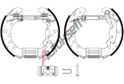 TEXTAR Sada brzdovch elist Shoe Kit Pro TXT 84065301, 84065301