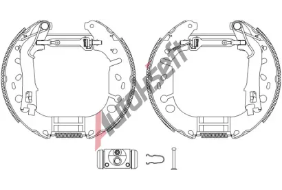 TEXTAR Sada brzdovch elist Shoe Kit Pro TXT 84065402, 84065402