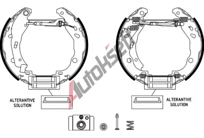 TEXTAR Sada brzdovch elist Shoe Kit Pro TXT 84077201, 84077201