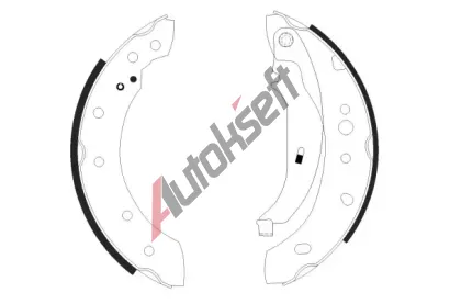 TEXTAR Sada brzdových čelistí TXT 91061800, 91061800 TEXTAR Sada brzdových čelistí TXT 91061800, 91061800