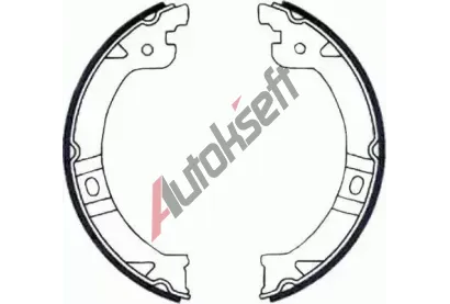 TEXTAR Sada brzdov�ch �elist� parkovac� brzdy TXT 91069600, 91069600