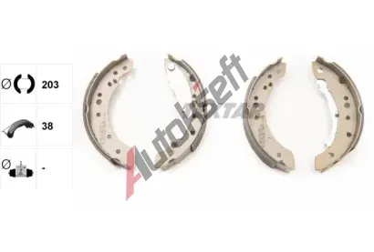 TEXTAR Sada brzdových čelistí TXT 91071400, 91071400 TEXTAR Sada brzdových čelistí TXT 91071400, 91071400