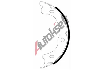 TEXTAR Sada brzdových čelistí parkovací brzdy TXT 91075300, 91075300 TEXTAR Sada brzdových čelistí parkovací brzdy TXT 91075300, 91075300