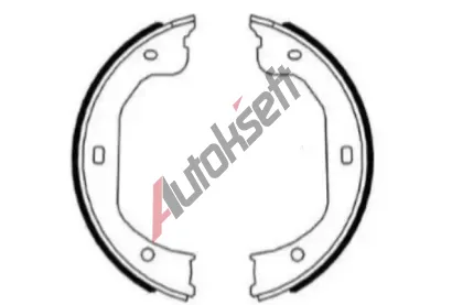 TEXTAR Sada brzdovch elist parkovac brzdy TXT 91087000, 91087000