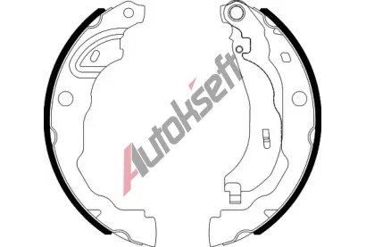 TEXTAR Sada brzdových čelistí TXT 91088200, 91088200 TEXTAR Sada brzdových čelistí TXT 91088200, 91088200