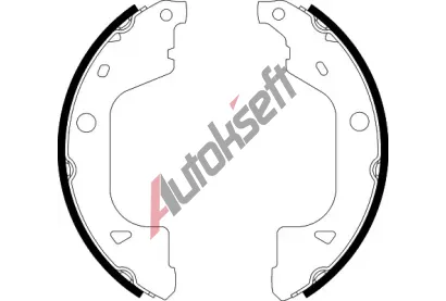 TEXTAR Sada brzdových čelistí TXT 91088700, 91088700 TEXTAR Sada brzdových čelistí TXT 91088700, 91088700