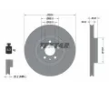 TEXTAR Brzdov kotou PRO - 284 mm ‐ TXT 92046803