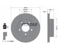TEXTAR Brzdov kotou PRO - 276 mm ‐ TXT 92072403