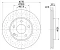 TEXTAR Brzdov kotou PRO - 276 mm ‐ TXT 92124403