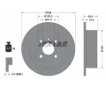 TEXTAR Brzdov kotou - 258 mm ‐ TXT 92129000