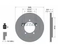 TEXTAR Brzdov kotou - 286 mm ‐ TXT 92136800