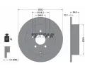 TEXTAR Brzdov kotou PRO - 302 mm ‐ TXT 92148403