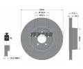 TEXTAR Brzdov kotou PRO - 370 mm ‐ TXT 92155203