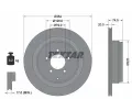 TEXTAR Brzdov kotou PRO - 354 mm ‐ TXT 92175503