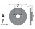 TEXTAR Brzdov kotou PRO - 300 mm ‐ TXT 92186503