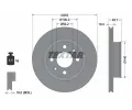 TEXTAR Brzdov kotou PRO - 252 mm ‐ TXT 92196503