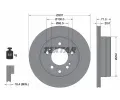 TEXTAR Brzdov kotou PRO - 307 mm ‐ TXT 92203103