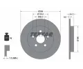 TEXTAR Brzdov kotou PRO - 259 mm ‐ TXT 92224003