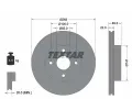 TEXTAR Brzdov kotou - 255 mm ‐ TXT 92226300