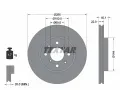 TEXTAR Brzdov kotou PRO - 256 mm ‐ TXT 92232803