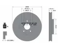 TEXTAR Brzdov kotou PRO - 296 mm ‐ TXT 92237503
