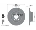 TEXTAR Brzdov kotou PRO - 300 mm ‐ TXT 92257203