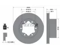 TEXTAR Brzdov kotou PRO - 303 mm ‐ TXT 92295303
