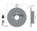TEXTAR Brzdov kotou PRO - 260 mm ‐ TXT 92320203