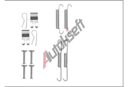 TEXTAR Sada p��slu�enstv� parkovac�ch brzdov�ch �elist� TXT 97042700, 97042700