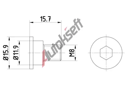 TEXTAR roub brzdovho kotoue TXT TPM0003, TPM0003