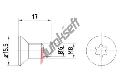 TEXTAR roub brzdovho kotoue TXT TPM0004, TPM0004