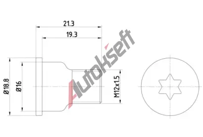 TEXTAR roub brzdovho kotoue TXT TPM0005, TPM0005