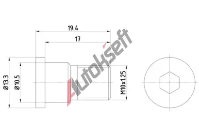 TEXTAR roub brzdovho kotoue TXT TPM0007, TPM0007